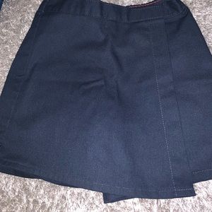 Little girls dickies navy uniform skort